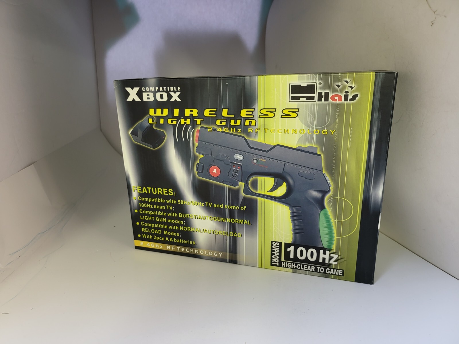 WIRELESS Light Gun Shotgun Auto Reload for Original XBOX FOR CRT TUBE TYPE TV