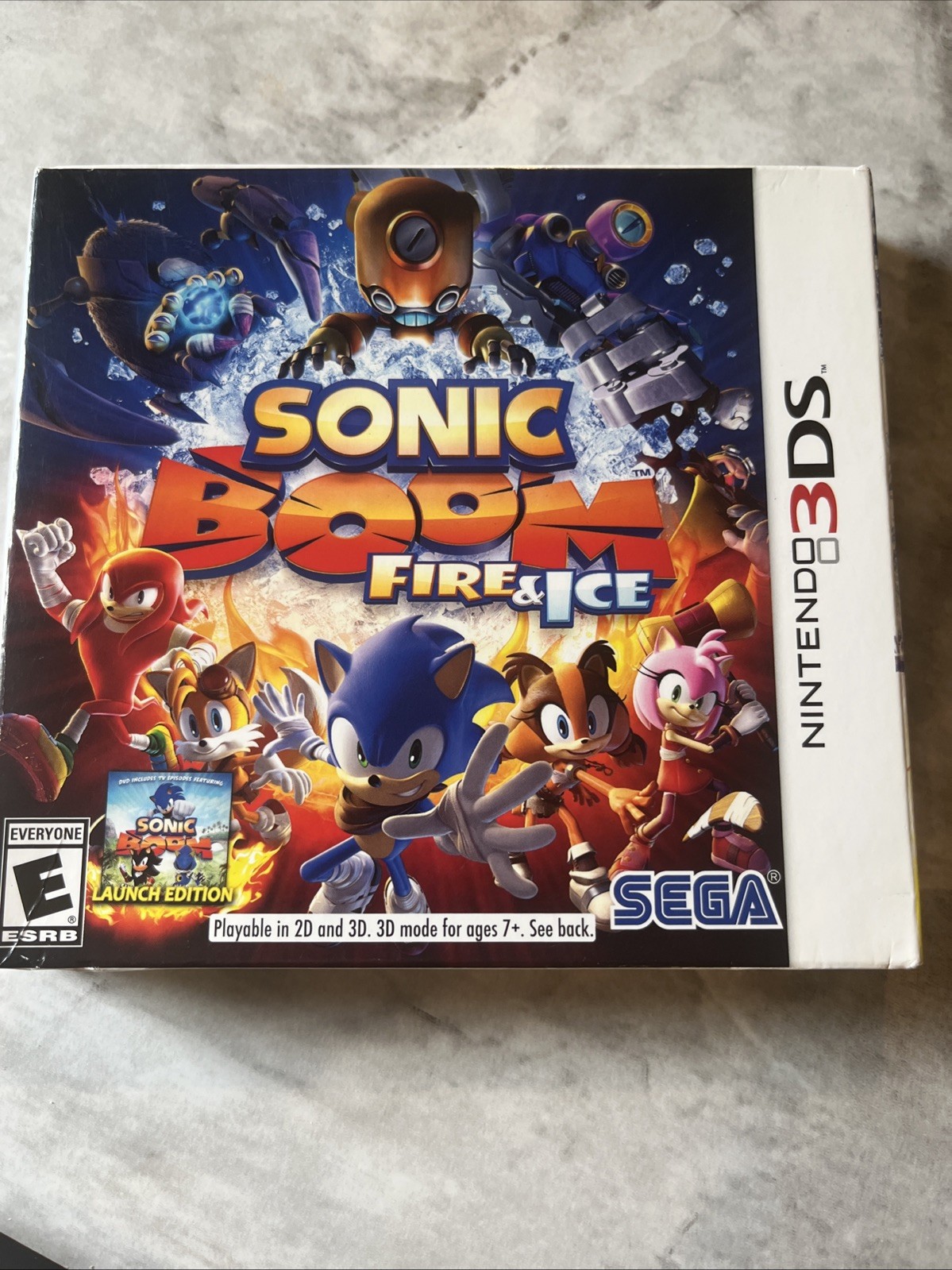 Sonic Boom: Fire & Ice – Nintendo 3DS With Box