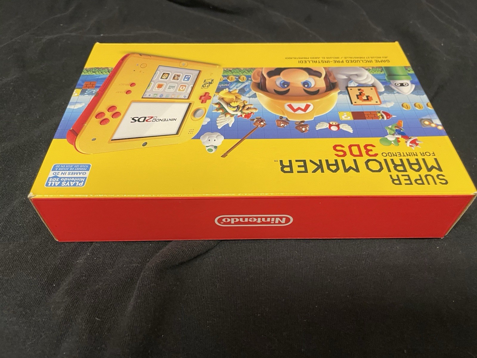 Nintendo 2DS Super Mario Maker Edition Yellow/Red 4GB Wi-Fi Region Free