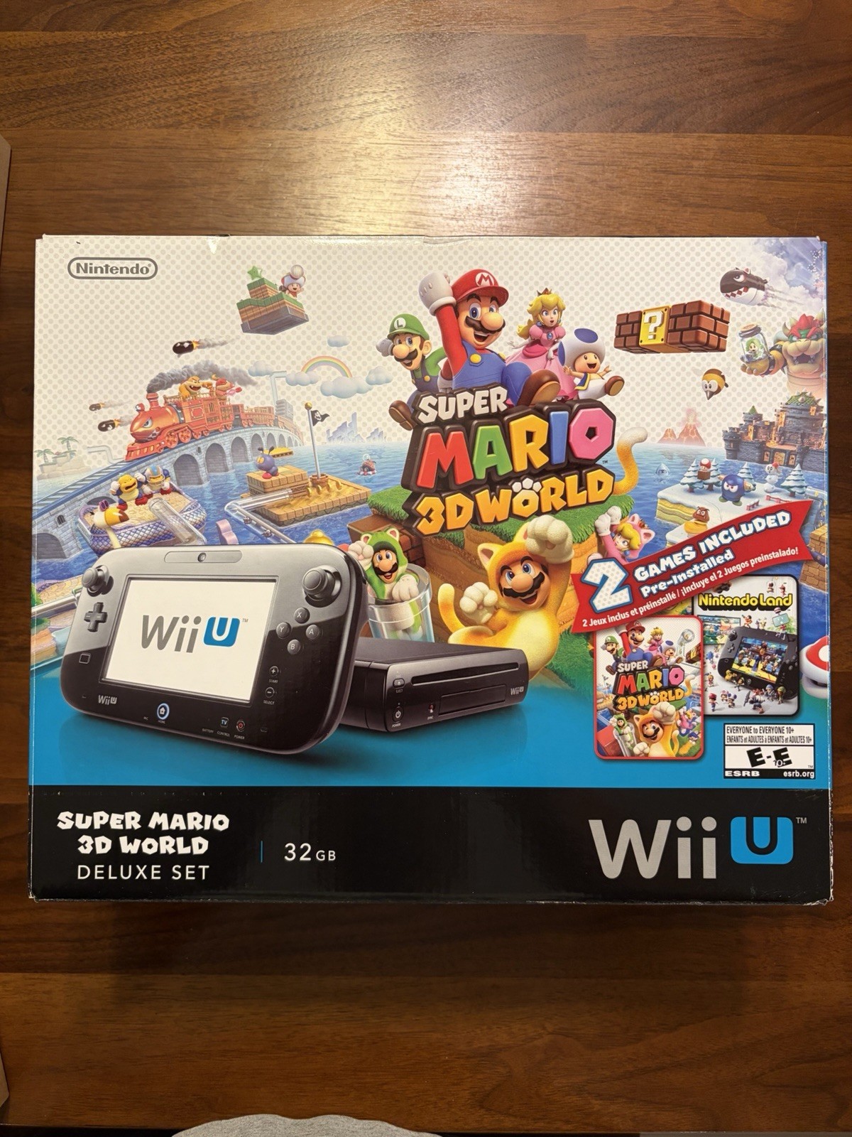 Nintendo Wii U 32GB – Super Mario 3D World Deluxe Set CIB Complete Box (READ)
