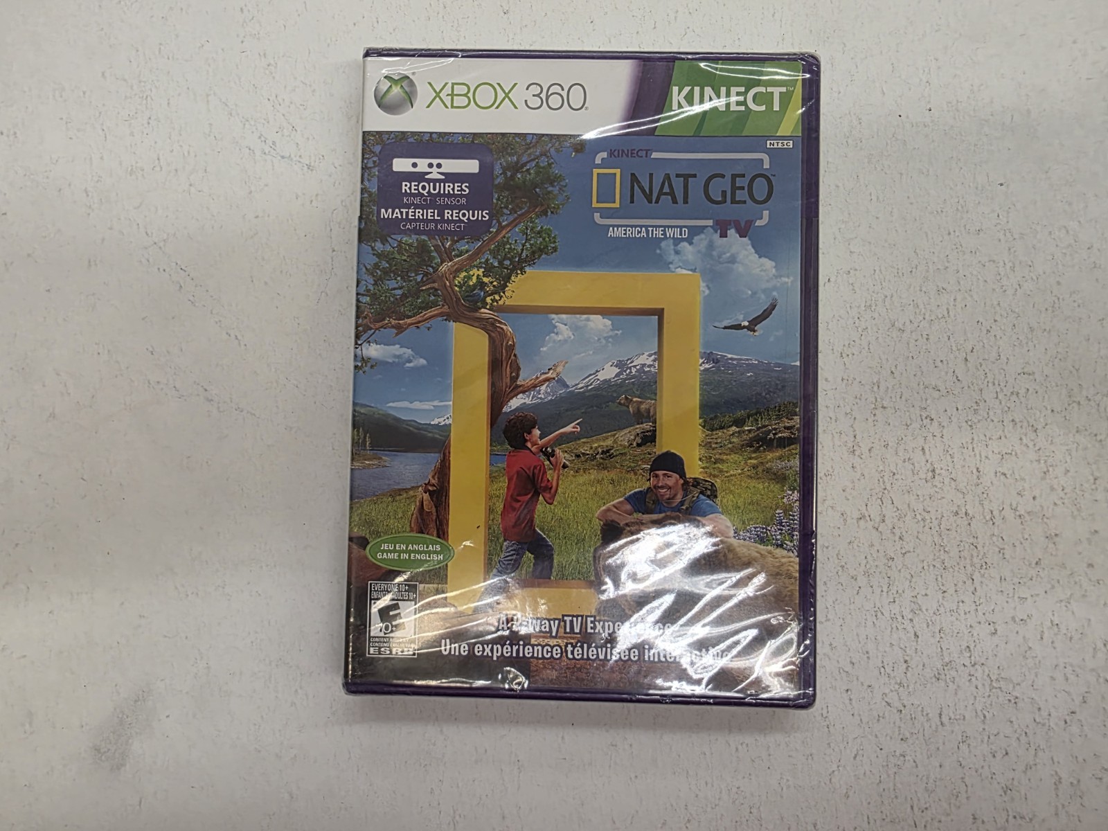 Kinect Nat Geo TV: America the Wild (Xbox 360) New Factory Sealed – Free Ship
