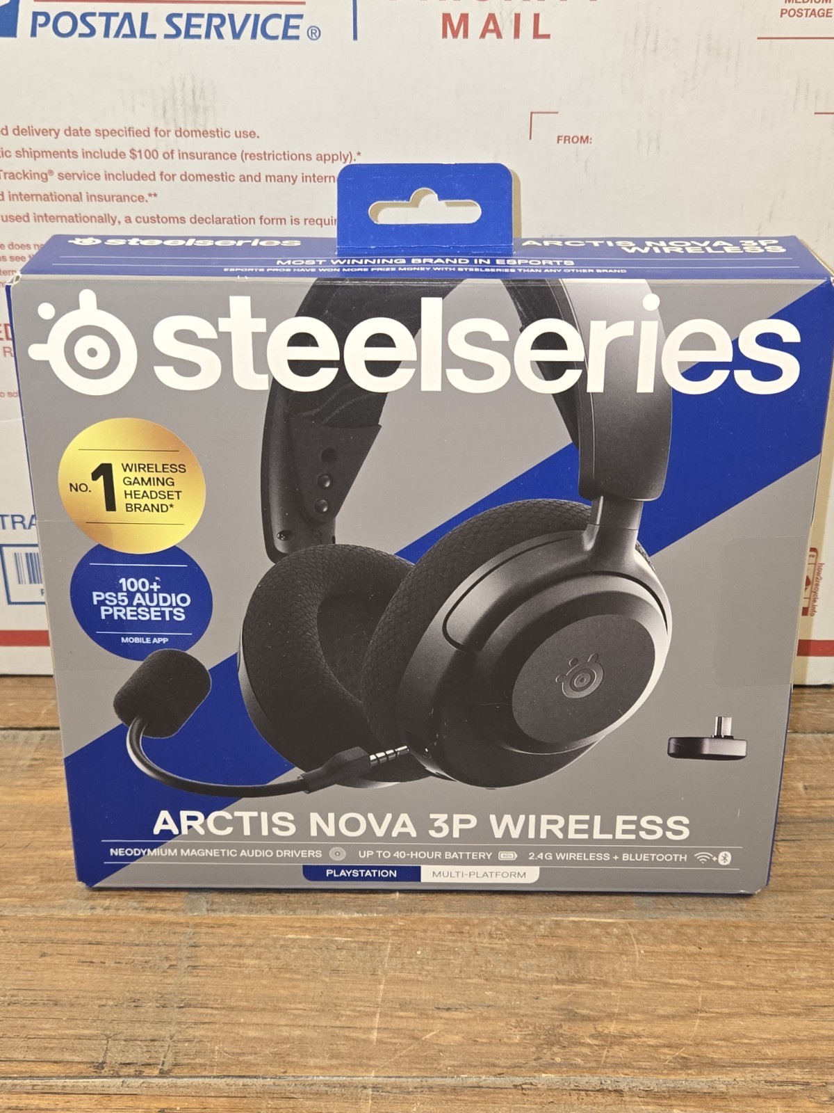 New & Sealed! SteelSeries Arctis Nova 3P Wireless Multi-Platform Gaming Headset
