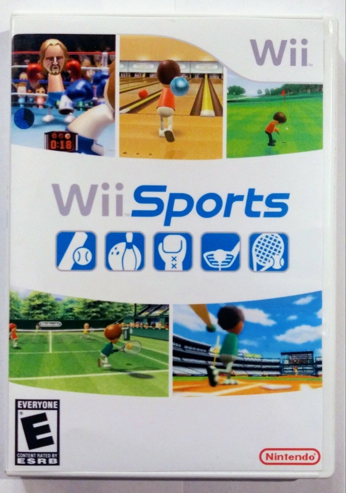 WII Sports – REPLACEMENT Case + Artwork ONLY – NO GAME nintendo art SHIPS TODAY