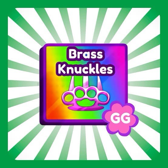 Brass Knuckles GG Video Game Item Digital Content