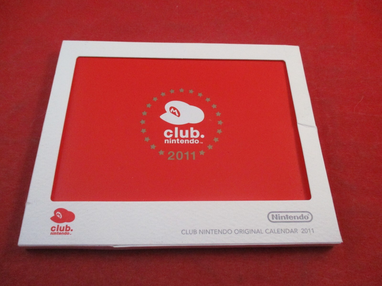 Club Nintendo 2011 Calendar Reward Super Mario Galaxy Donkey Kong Metroid Kirby