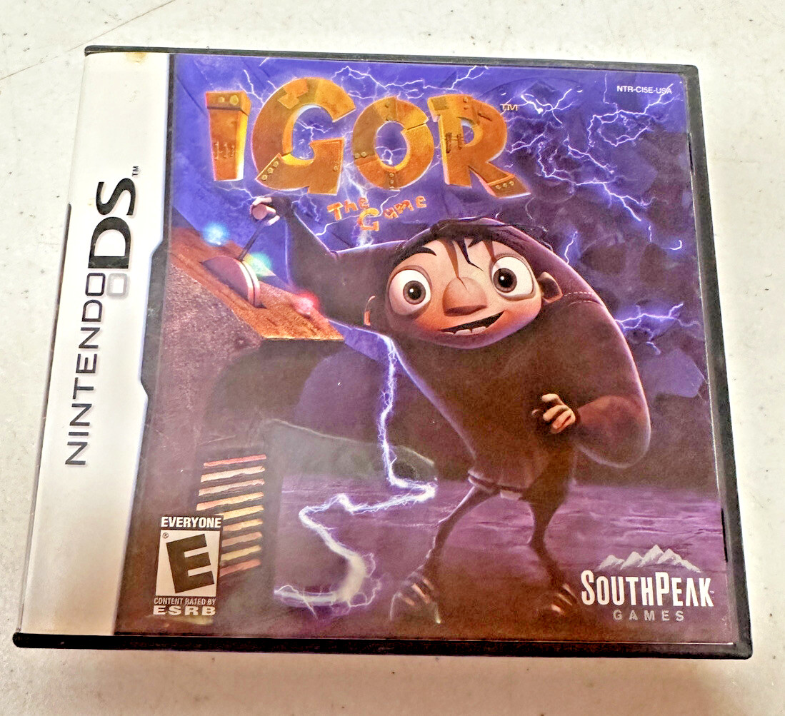 Igor: The Game (Nintendo DS, 2008) Complete CIB