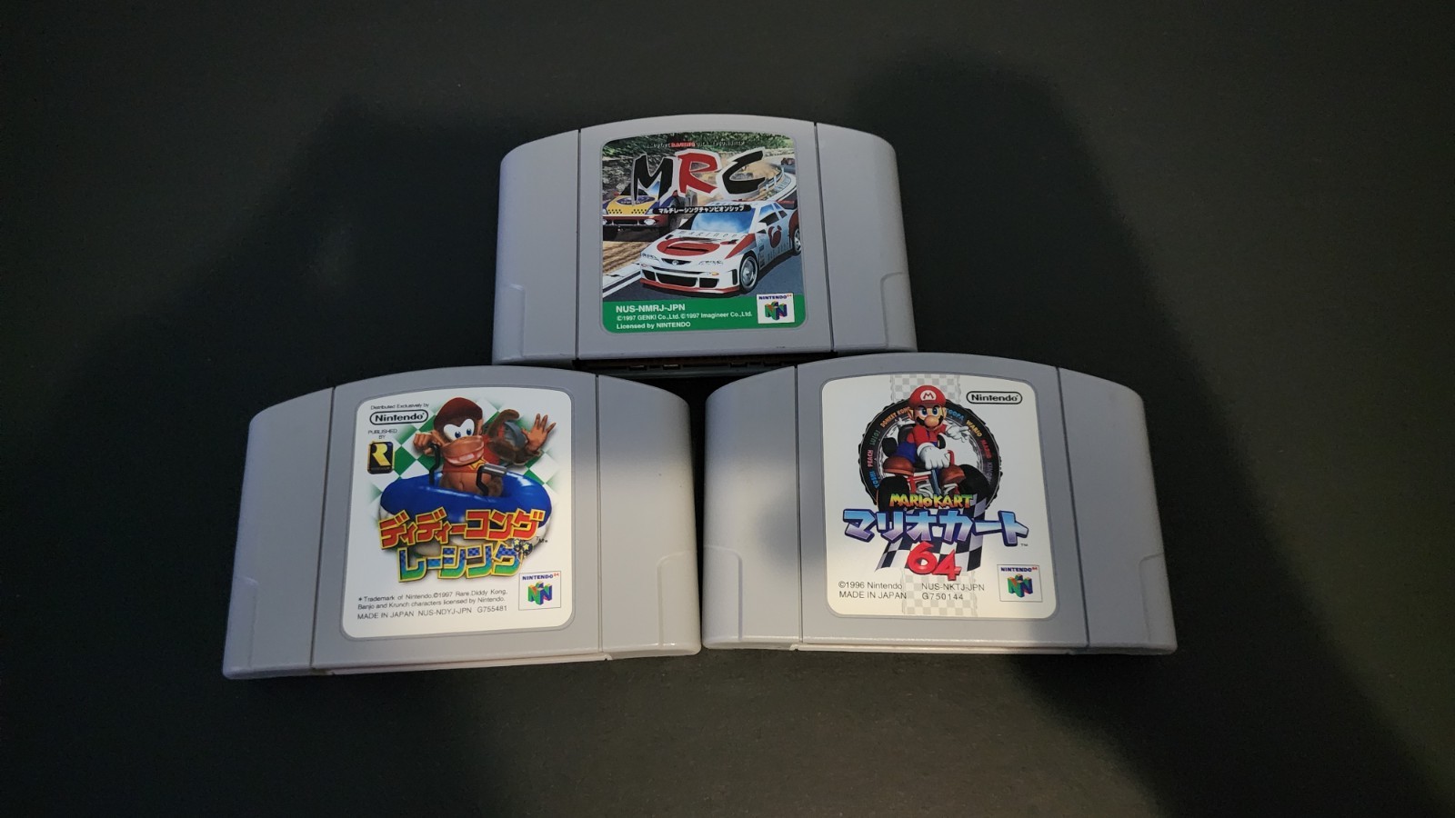 Japanese N64 Racing Games (Mario Kart 64. Diddy Kong Racing, MRC)