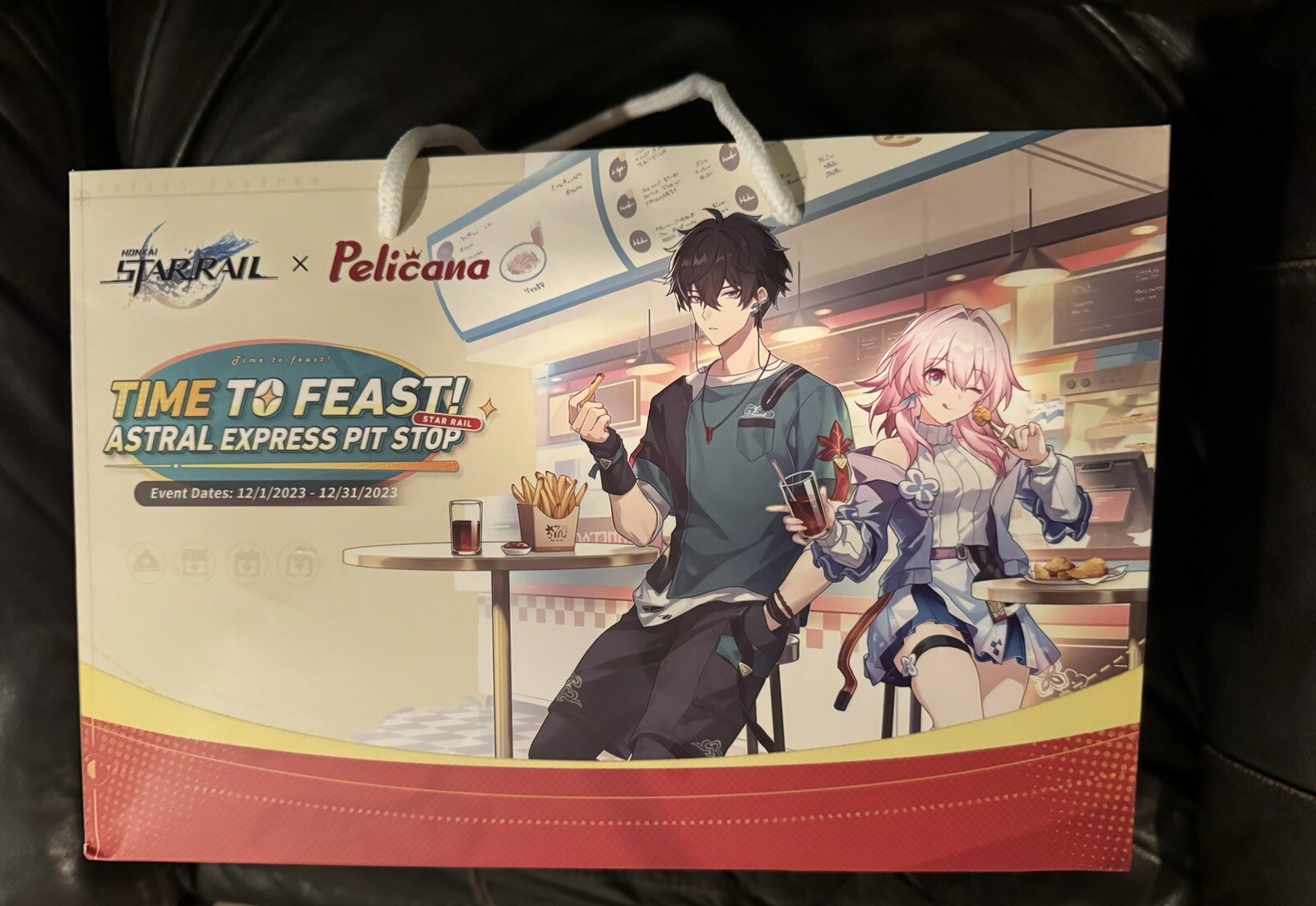 Honkai Star Rail Mihoyo Hoyoverse Pelicana [Official] Food Tote Bag
