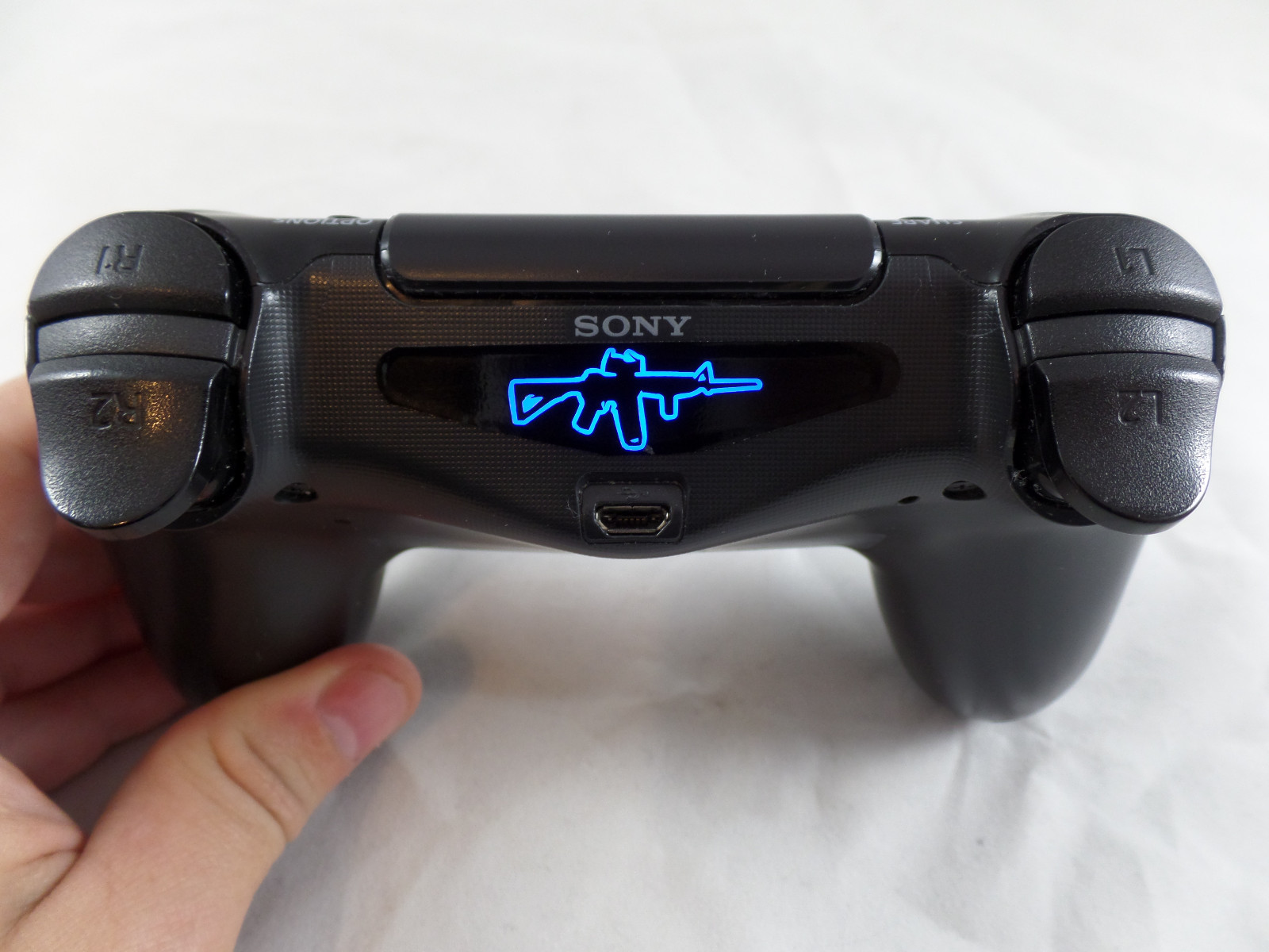 PlayStation 4 PS4 Controller M4 Machine Gun Light Bar Decal Sticker