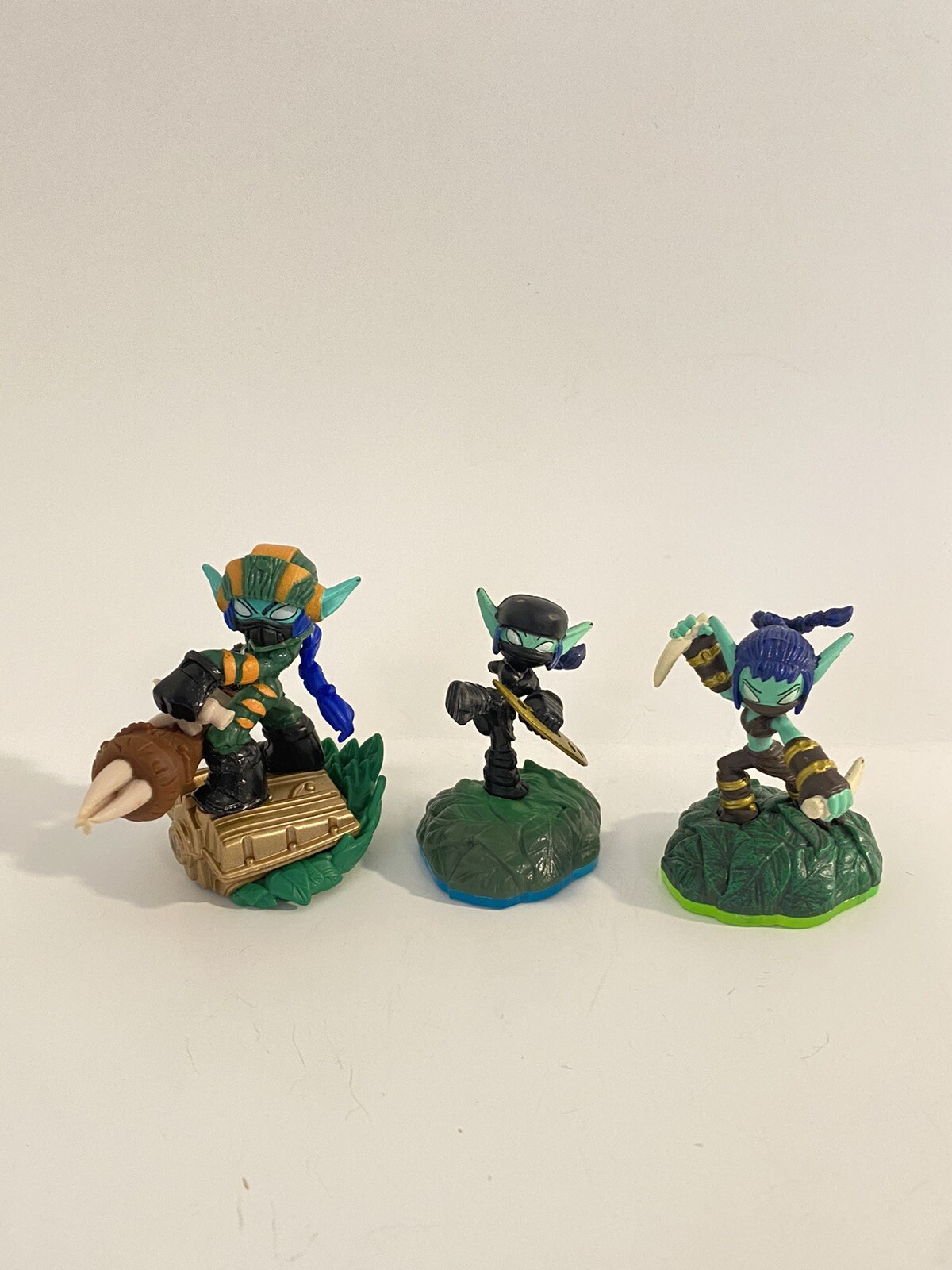 Skylanders 3 pc Stealth Elf Figure set by activision ninja elf shooter elf