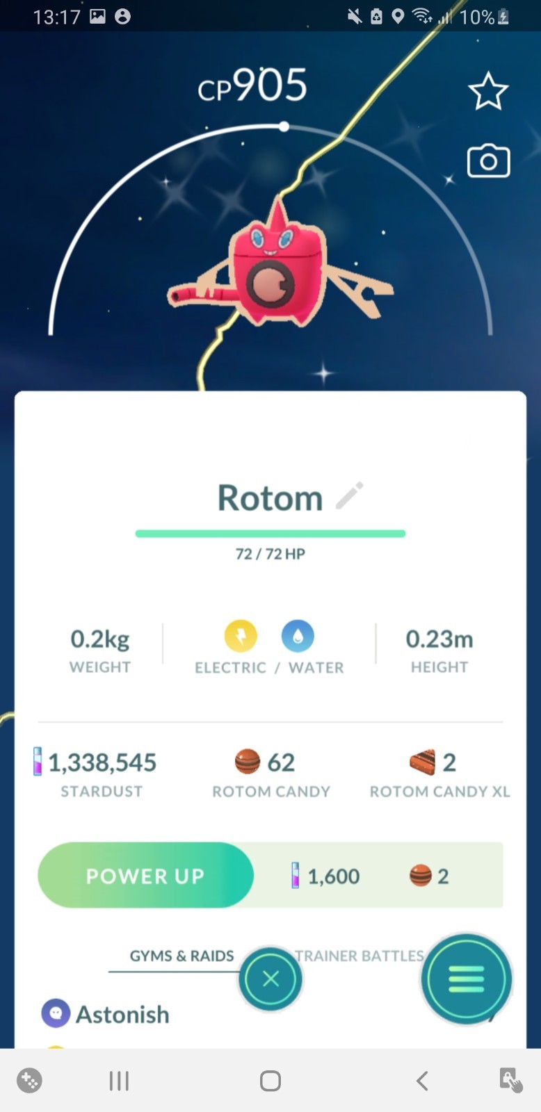 New Shiny Rotom Wash ✨Pokemon Go✨