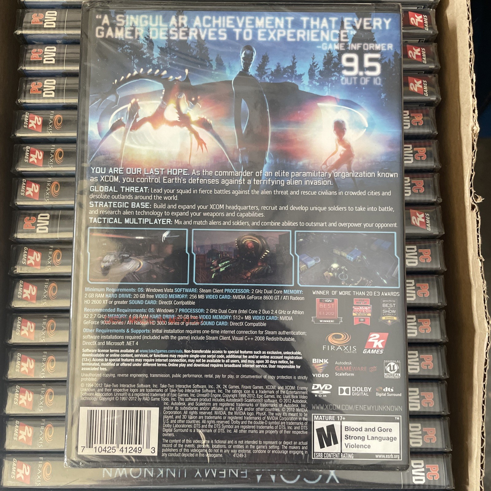 XCOM: Enemy Unknown (PC, 2012) PC DVD GAME Brand new SEALED BLOWOUT SALE