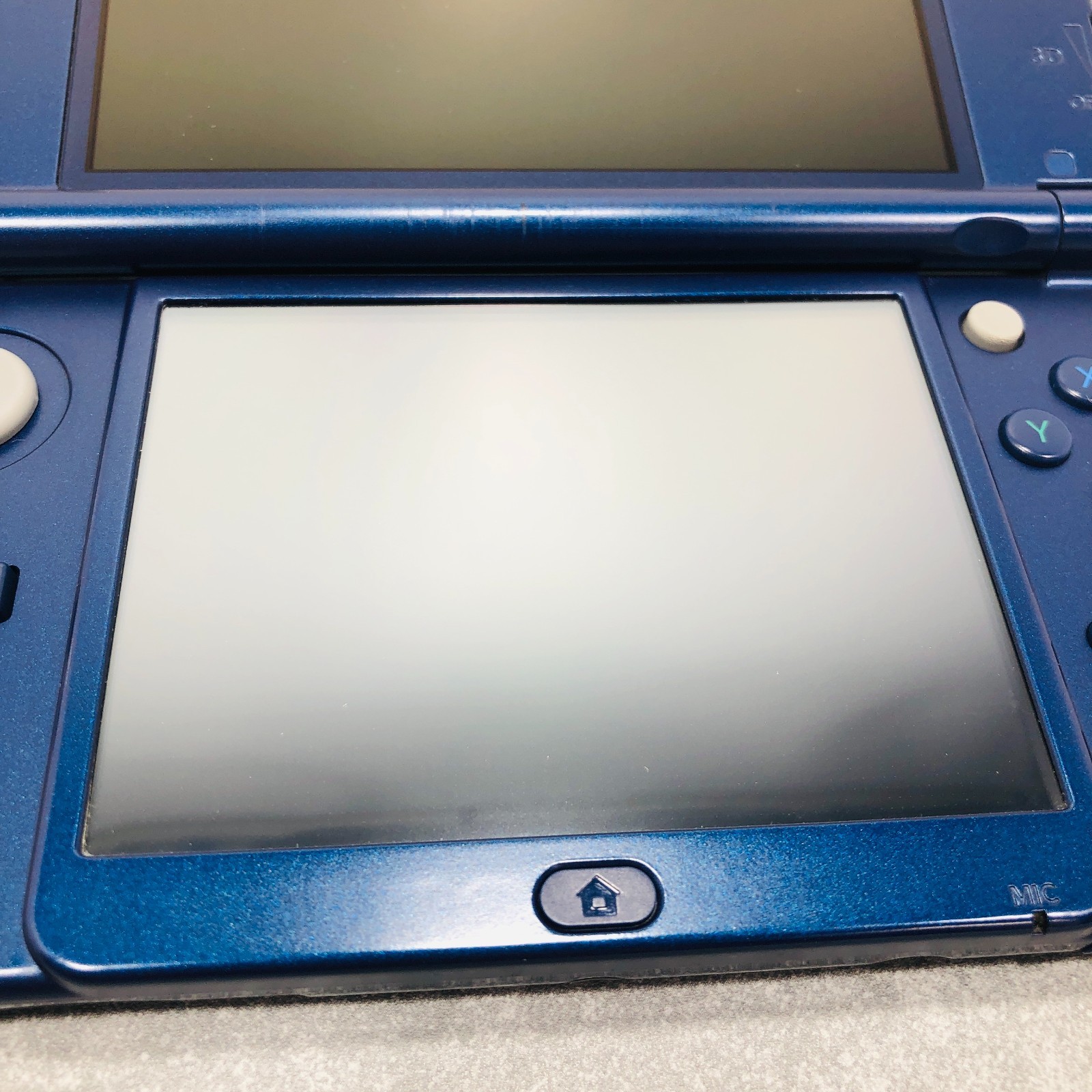 [EX+5] New Nintendo 3DS LL XL Metallic Blue console Japan Tested NTSC-J 06-109