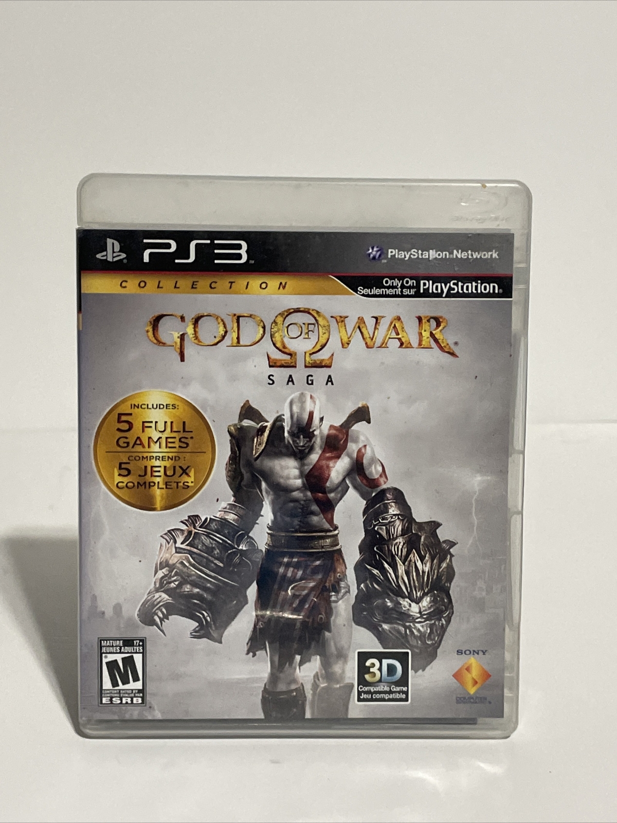 God of War Saga Collection for PlayStation 3 PS3 Game CIB READ Sun Faded Spine