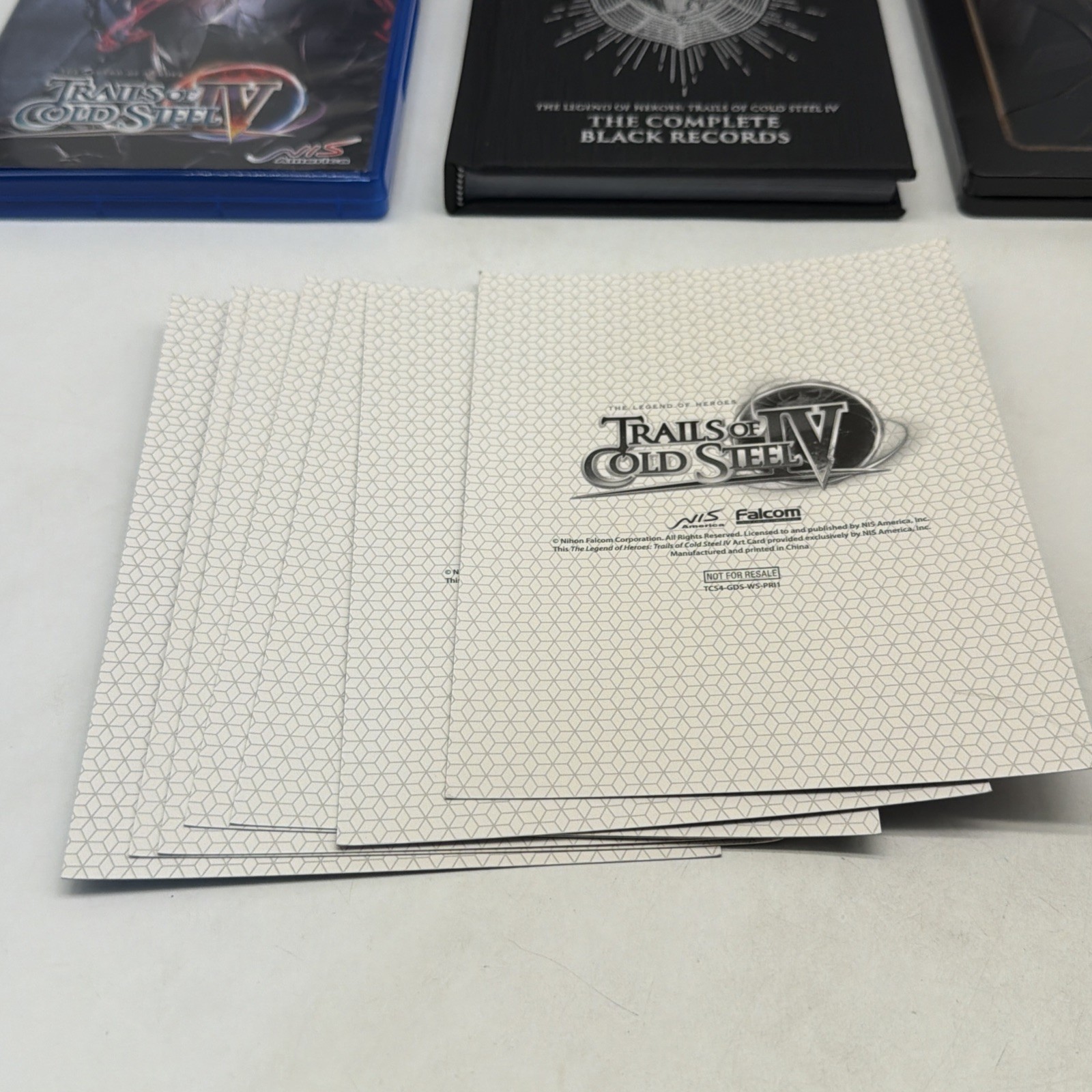 Legend of Heroes Trails of Cold Steel IV Limited Edition Collectors Box PS4!