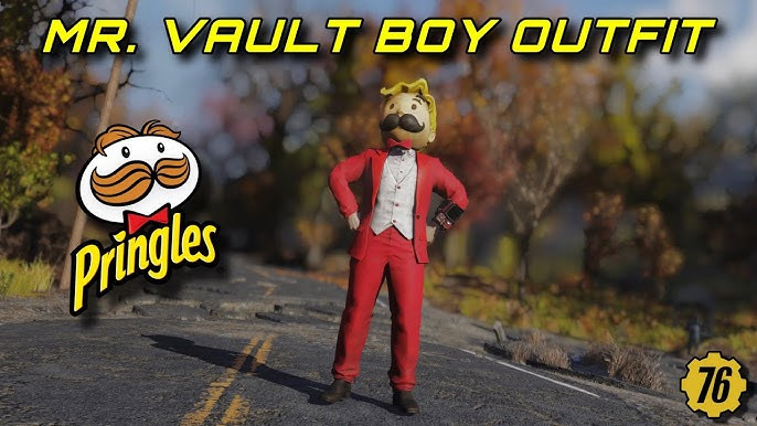FALLOUT 76 x PRINGLES MR. VAULT BOY MASCOT HEAD & OUTFIT | ALL PLATFORMS🌎CODE