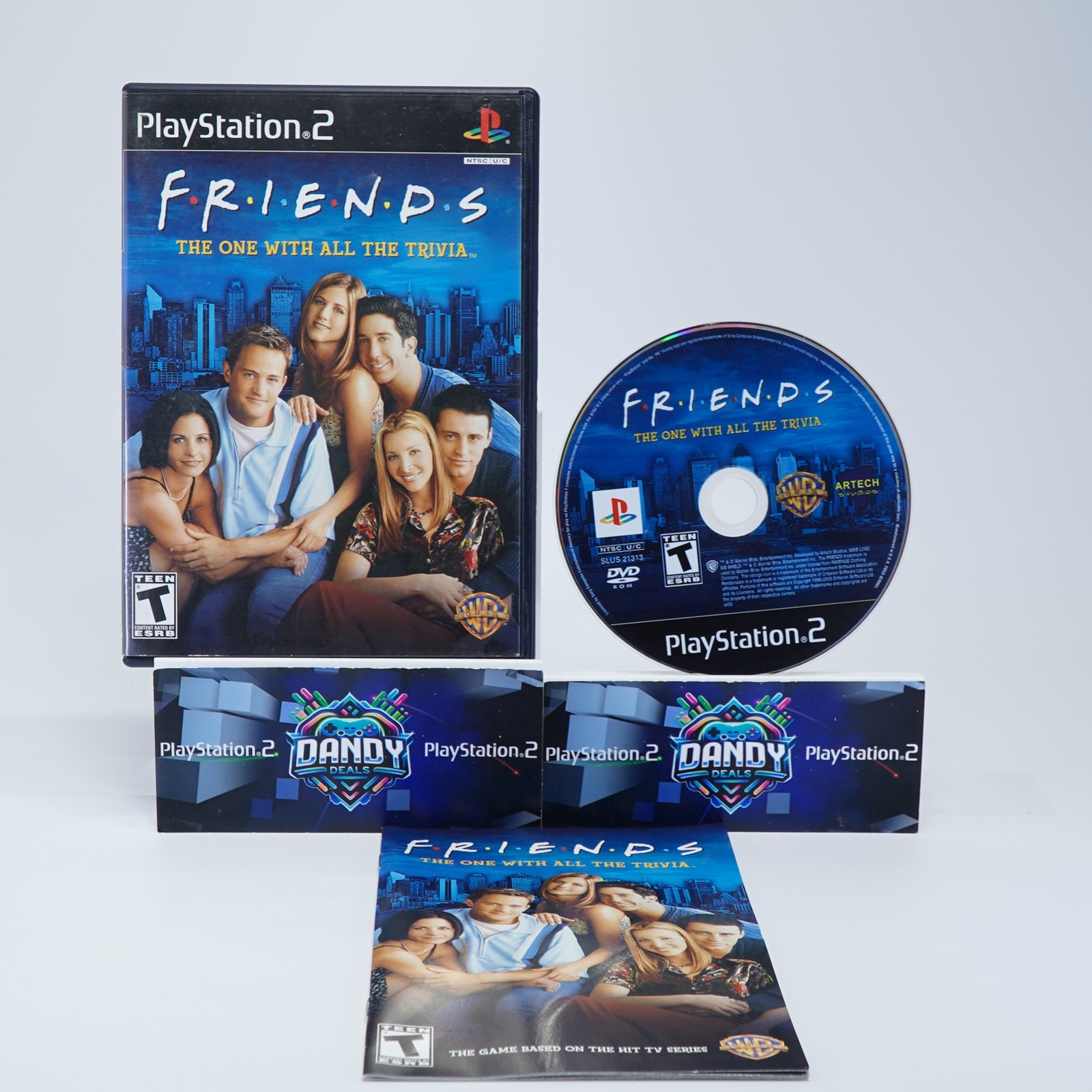 Friends The One With All The Trivia PS2 CIB W/ Manual – PlayStation 2