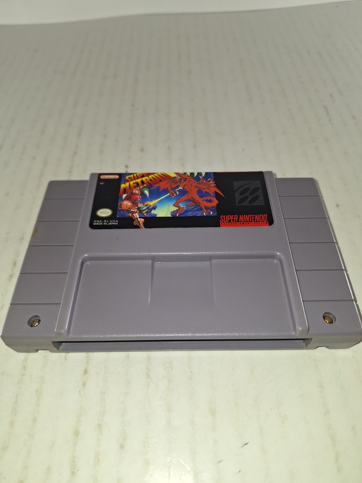 Nintendo Super Metroid Metroid Series Cartridge for Super Nintendo SNES NTSC-U/C