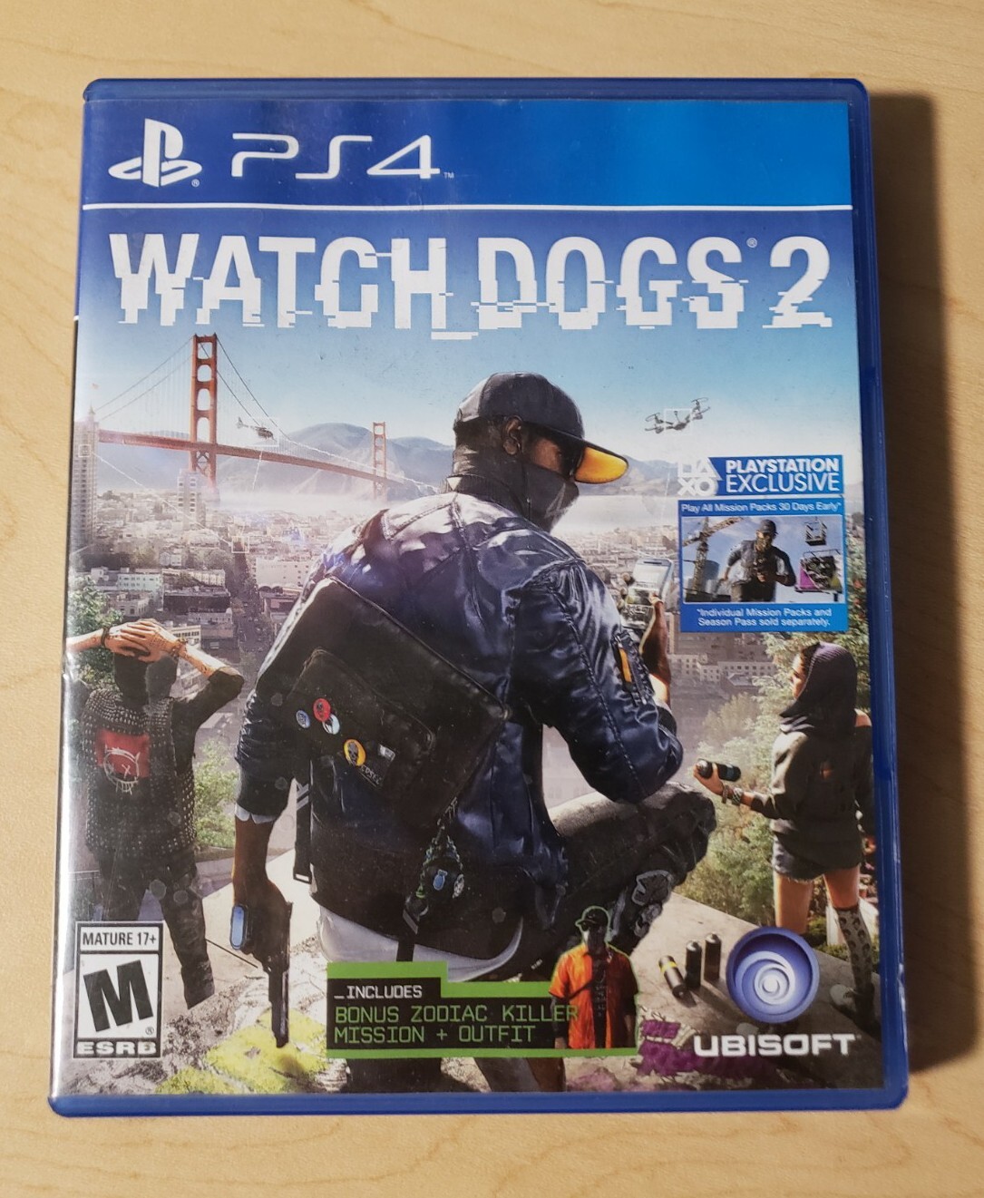 Watch Dogs 2 (PlayStation 4, 2016) Sony PS4 Game , Clean, Tested, Very Good