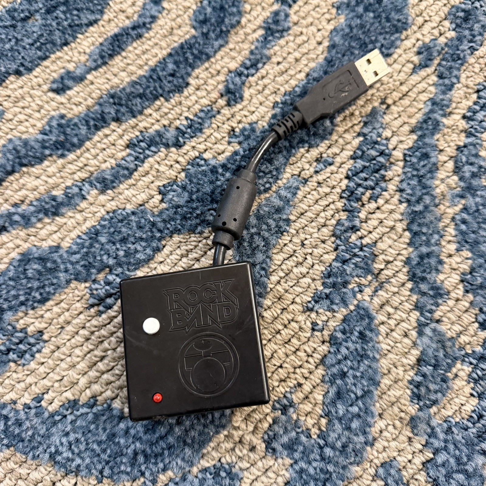 PS3 Rock Band USB Dongle Wireless Drums PDMSELEA2B VFRHMXDDG03 Tested Works