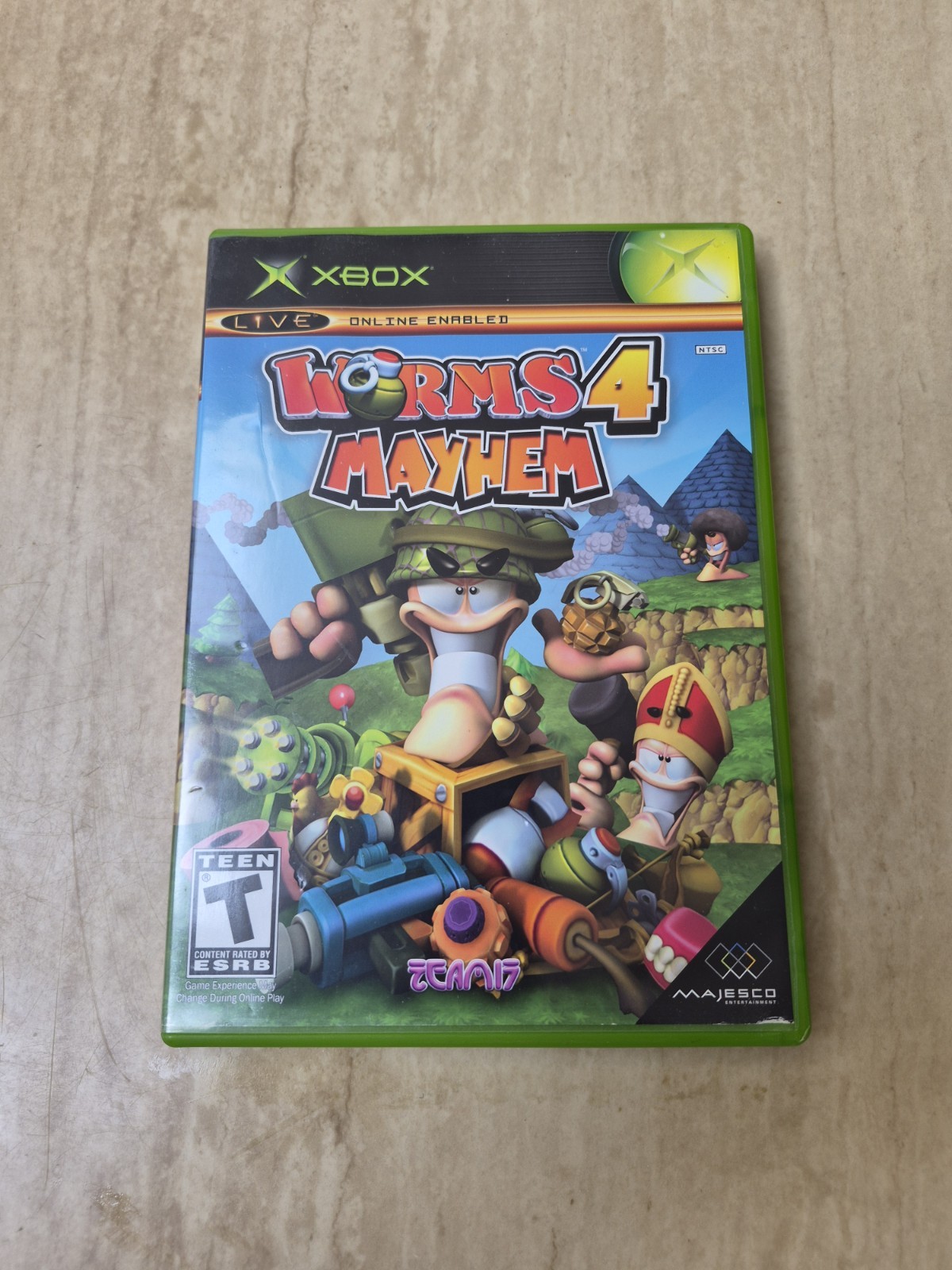 Worms 4 Mayhem Xbox Complete CIB
