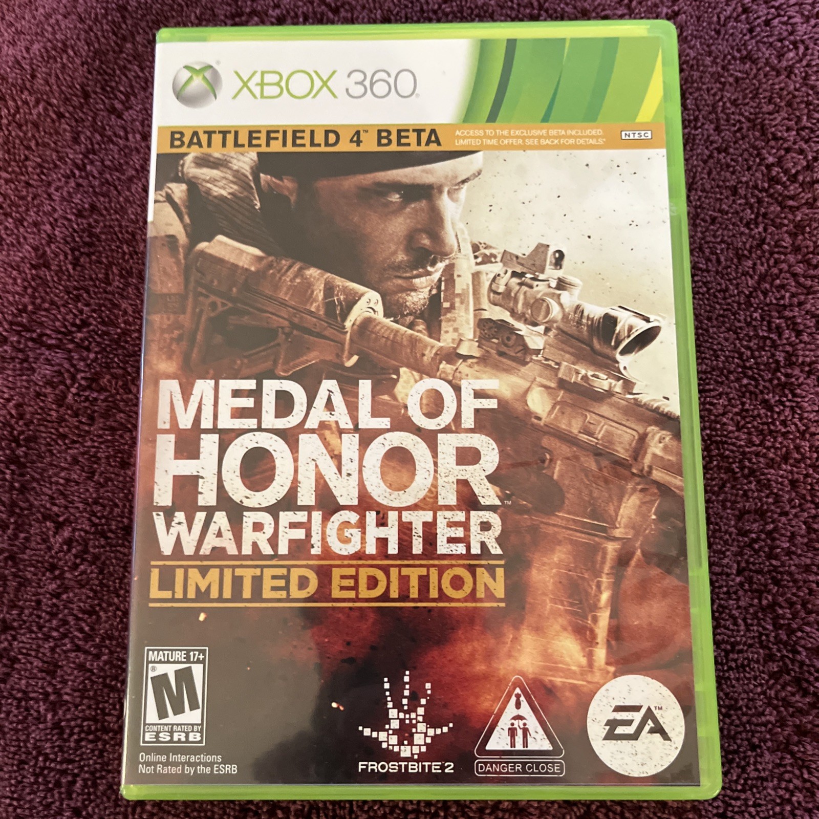 Medal of Honor: Warfighter Limited Edition (Xbox 360, 2012) – CIB, Tested Manual