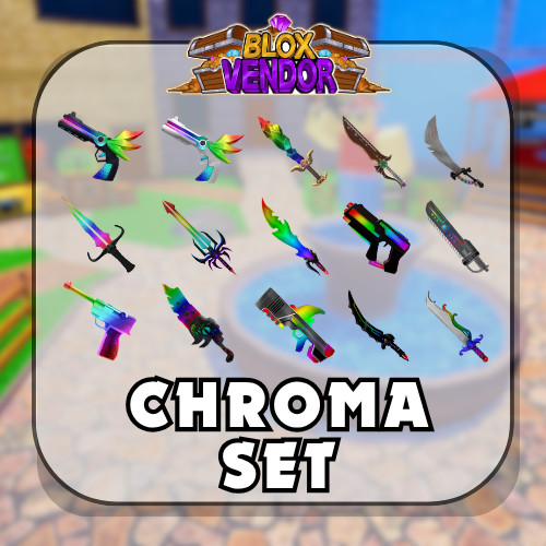 Murder Mystery 2 MM2 | Chroma Set | Godly Knives and Guns