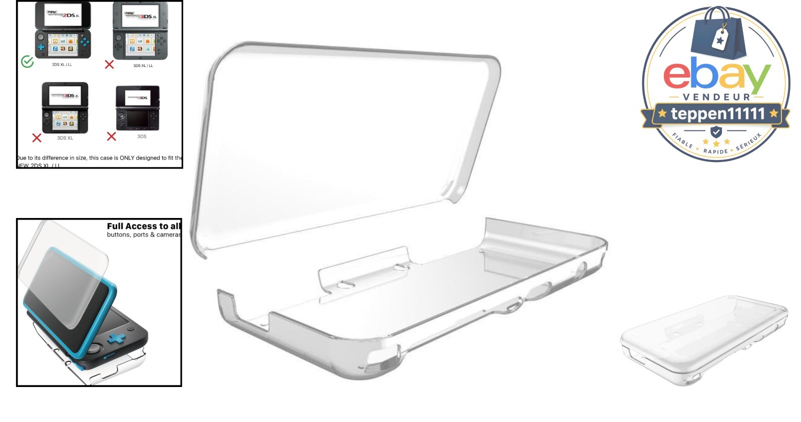 Crystal Transparent Hard Shell Case Cover Skin Ultra Clear Anti-Scratch