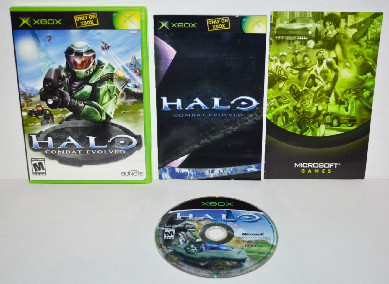 Halo: Combat Evolved (Original OG Microsoft Xbox) 1st First Print Release NM🔥