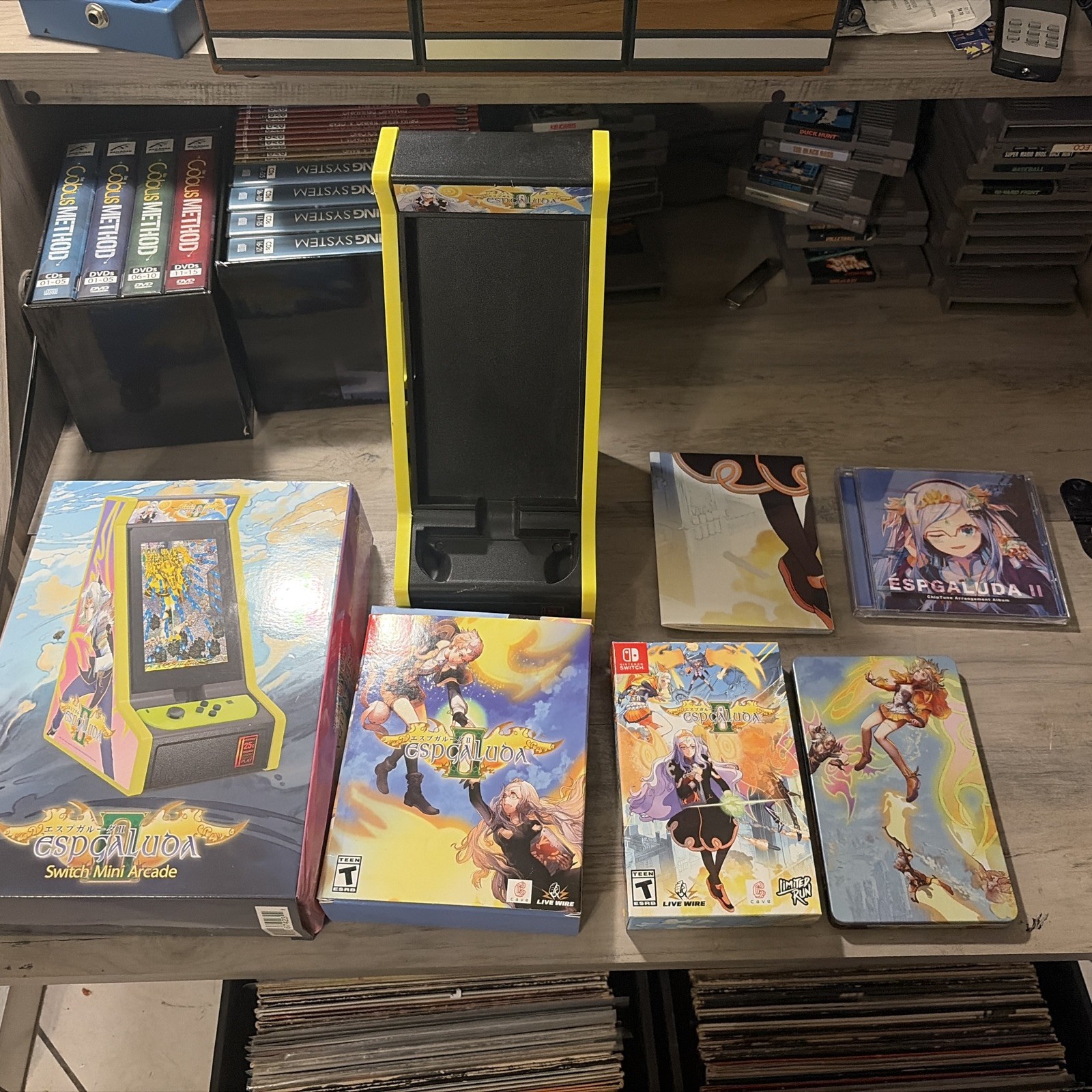 Espgaluda II Steelbook Edition w/ Mini Arcade Switch LTR #155 NO GAME