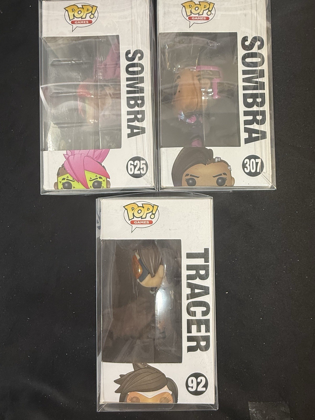 Funko Pop! Lot Overwatch Glow in the Dark Sombra 625/307 & Tracer 92