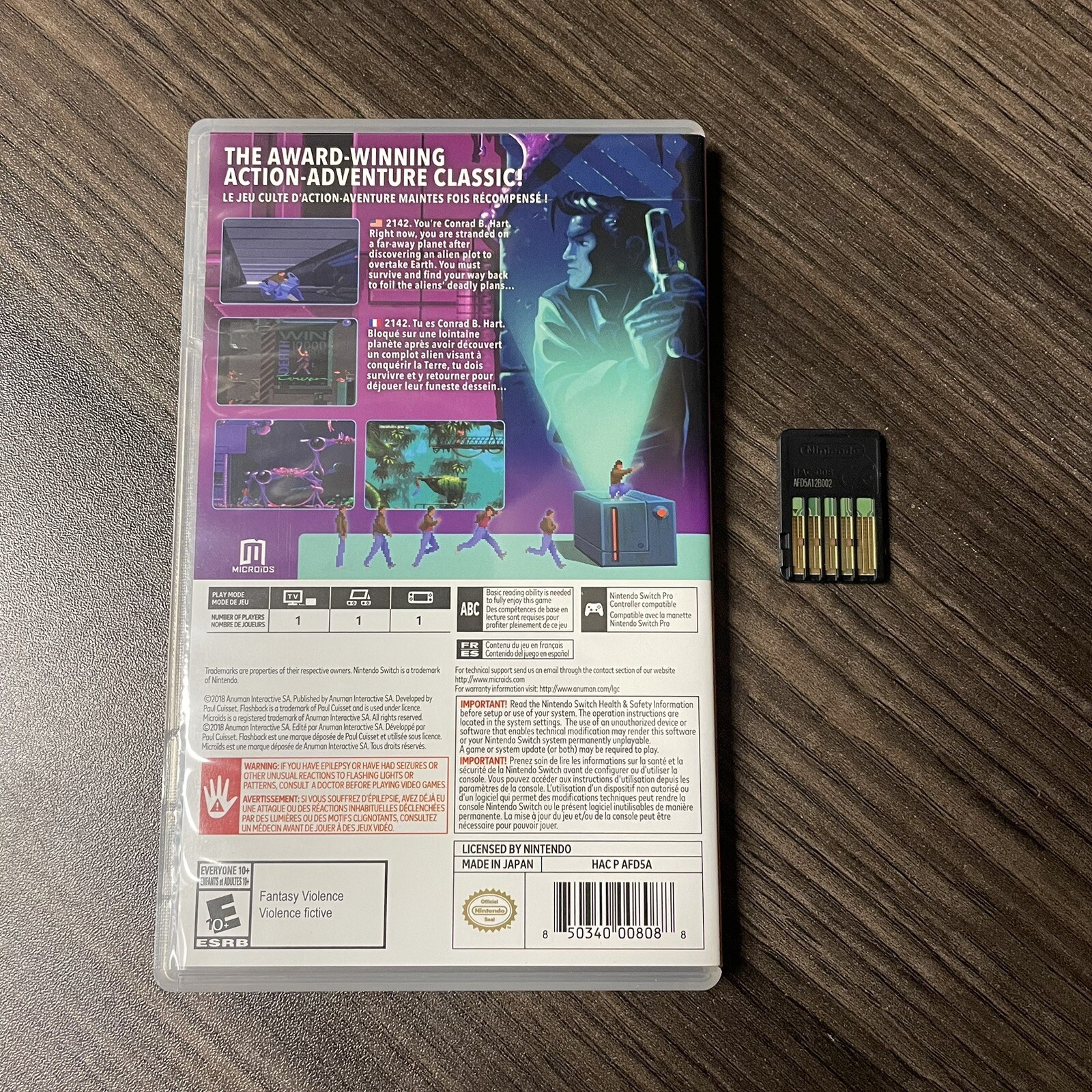 Flashback 25th Anniversary Collector’s Edition COMPLETE Nintendo Switch