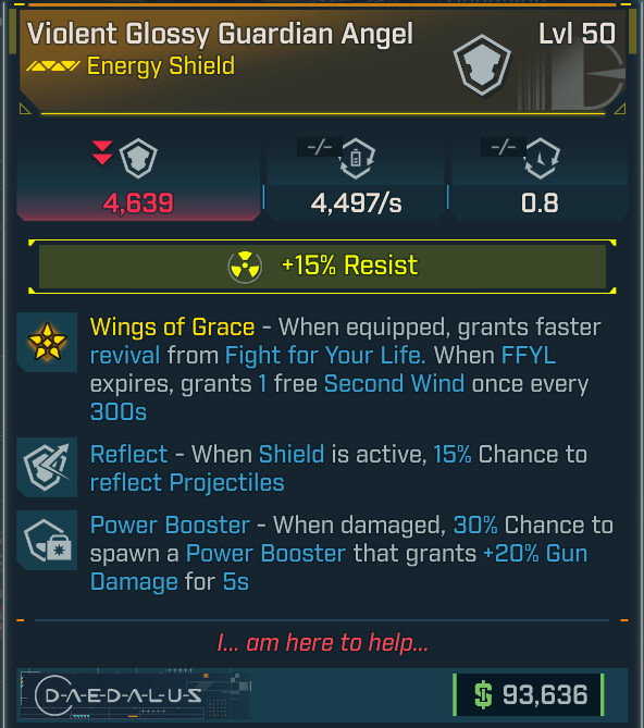 Borderlands 4 • Legendary Shields • Guardian Angel Rad • Lvl 50 • PS PC XB