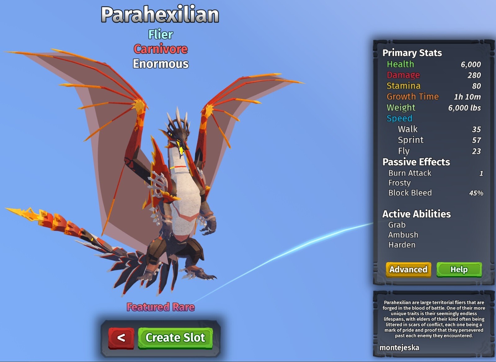 Parahexilian Species | Creatures of Sonaria | Roblox