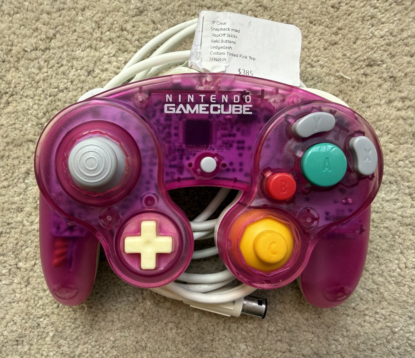 Custom Nintendo GameCube Controller | Super Smash Bros Melee | Notched