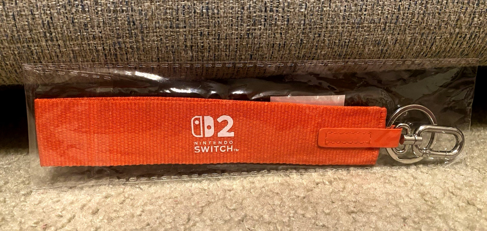 RARE NINTENDO SWITCH 2 WRISTLET KEYCHAIN PROMO ITEM KEY CHAIN (BRAND NEW)