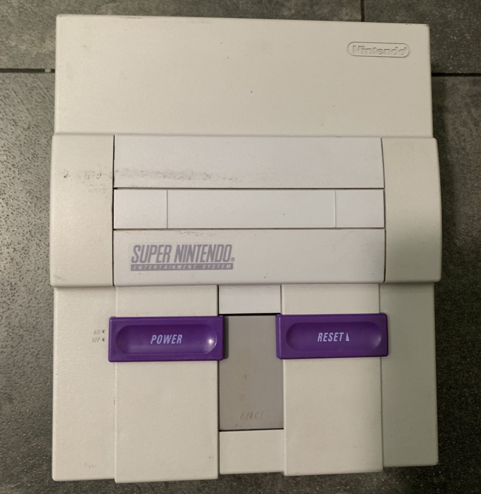 Nintendo Super NES Only Console Work Good Condition Original SNES TESTED