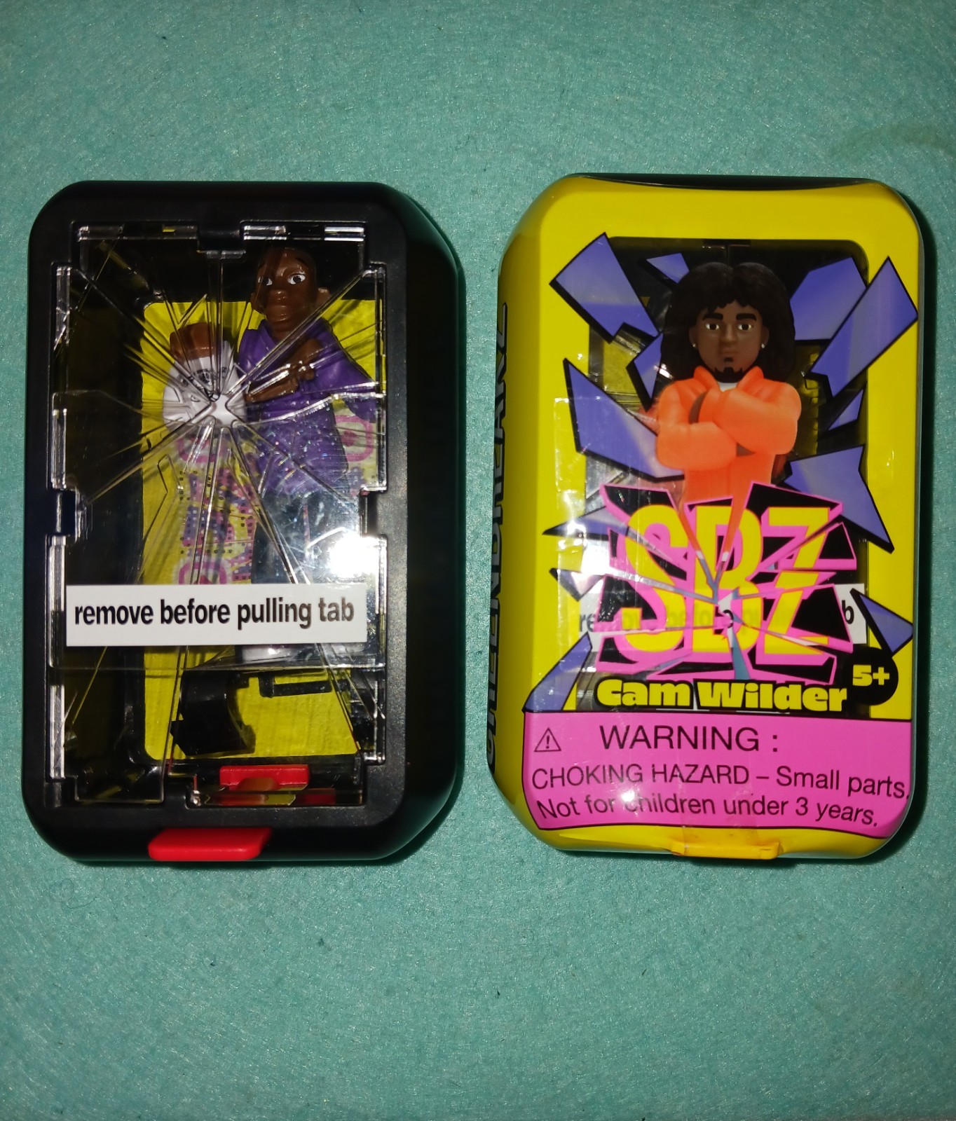 ScreenBreakz Lot Of 2: Delivery Khaby & Cam Wilder New Other Black Figures