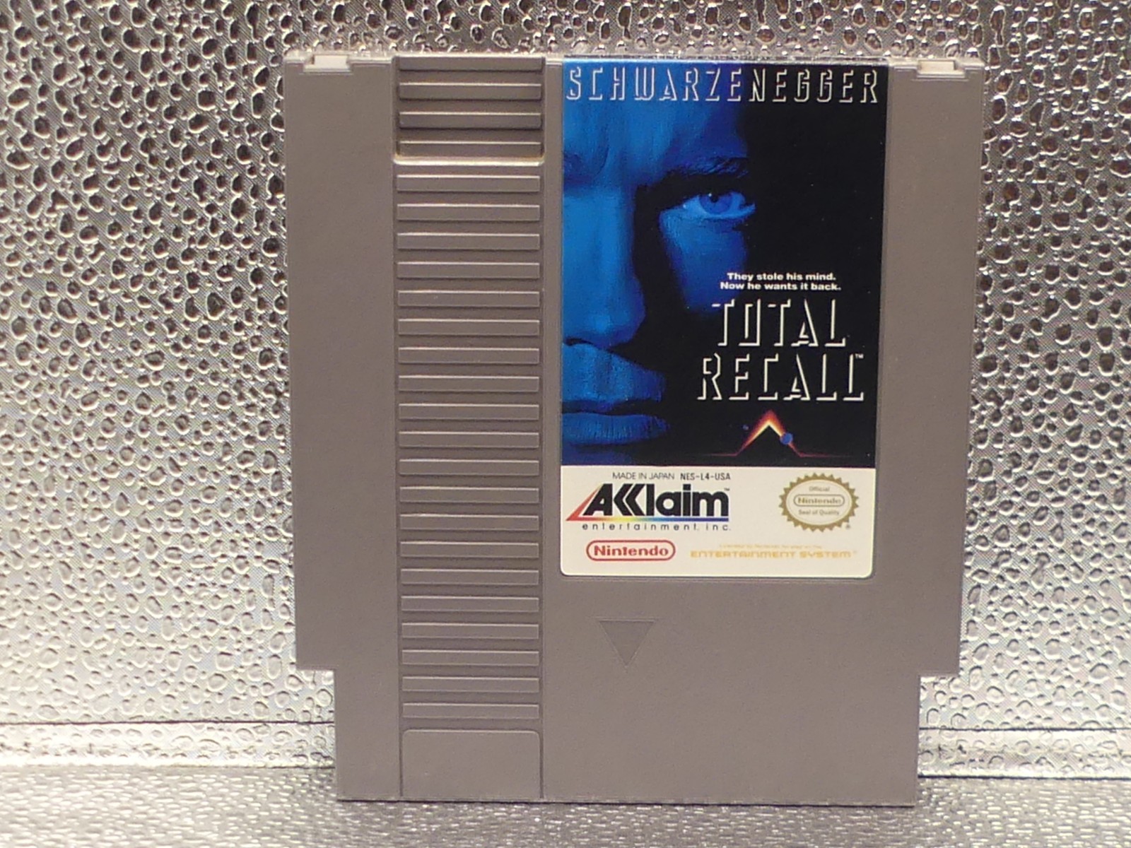 Nintendo NES Total Recall Schwarzenegger Platformer Tested Video Game Cartridge