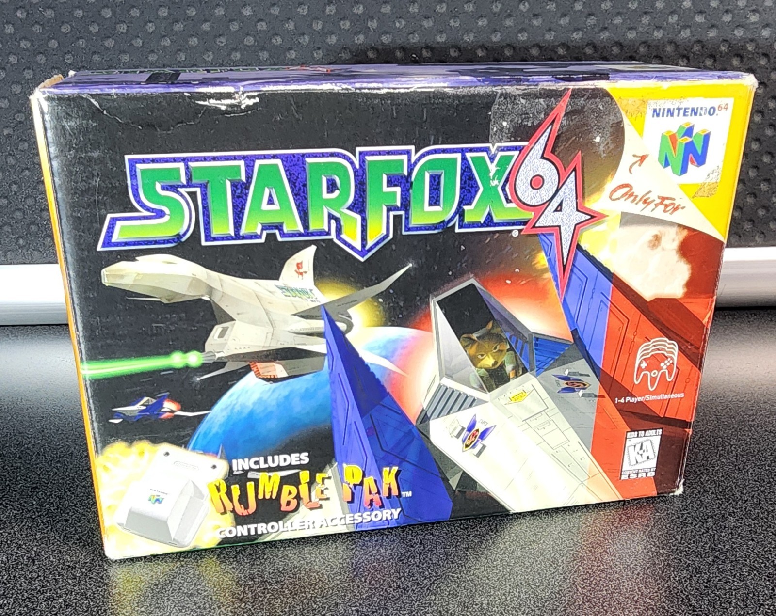 Nintendo Star Fox 64 Nintendo 64 Boxed Rumble Pak Instruction Booklet