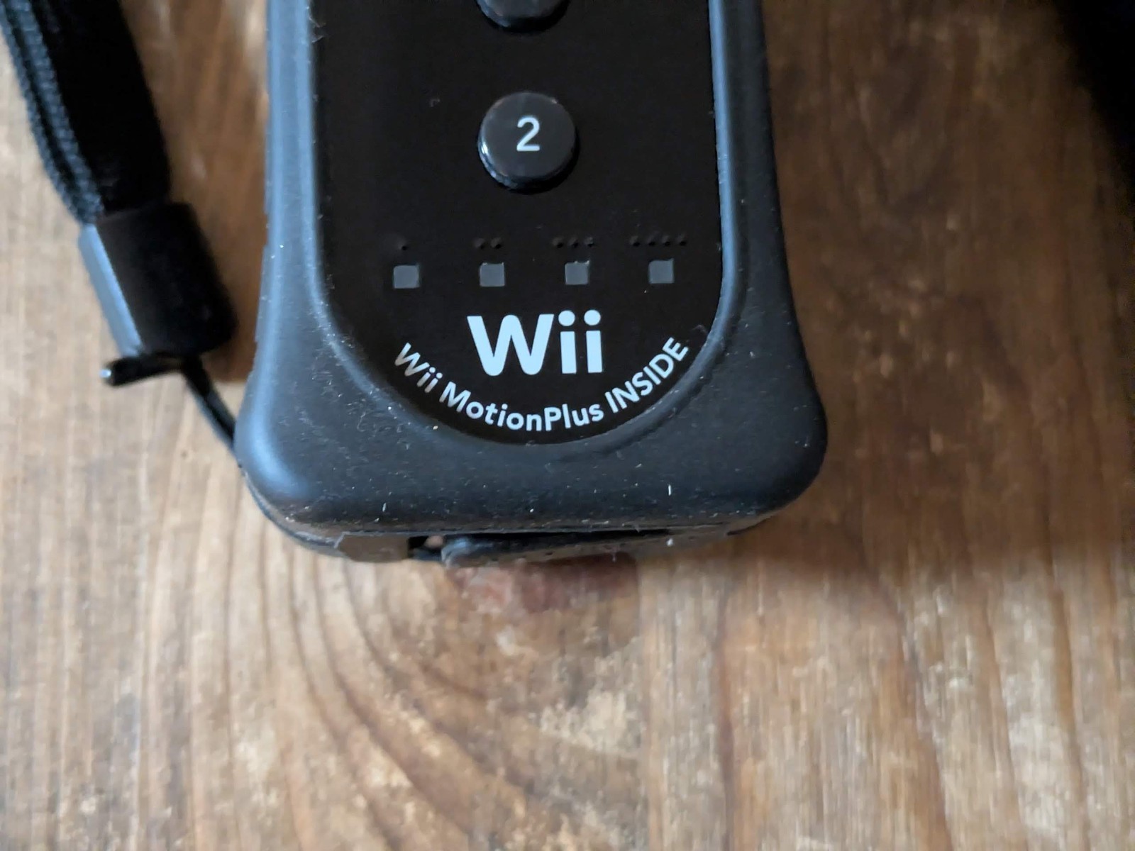 OEM Nintendo Wii & U Motion Plus Remote Controller Black RVL-036 with Nunchuck