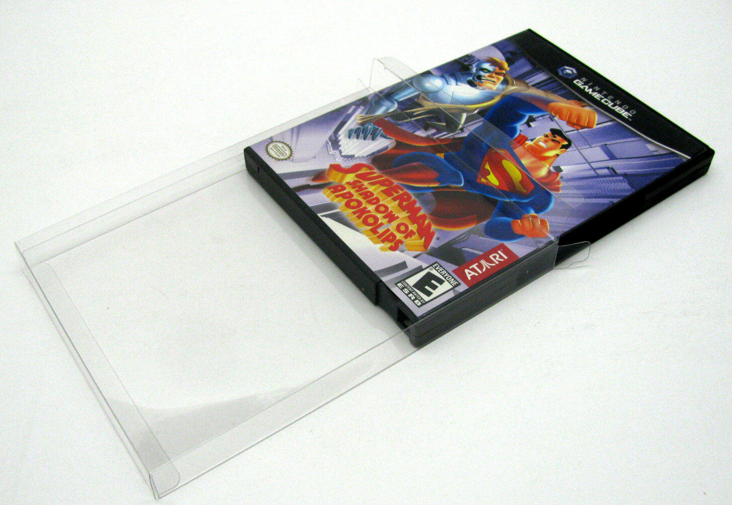 10X NINTENDO GAMECUBE CIB GAMES – CLEAR PLASTIC PROTECTIVE BOX PROTECTORS CASE