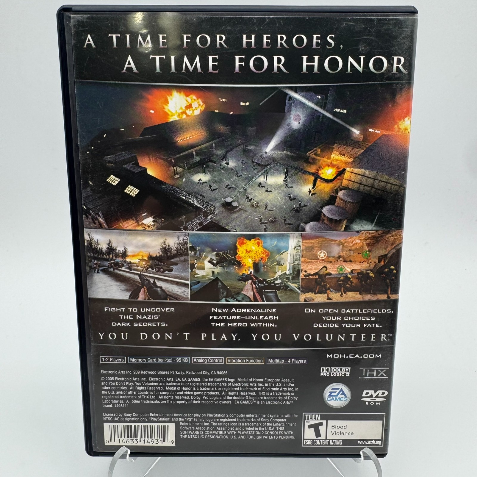 Medal of Honor European Assault – PlayStation 2 PS2 – CIB + 1 Year Warranty
