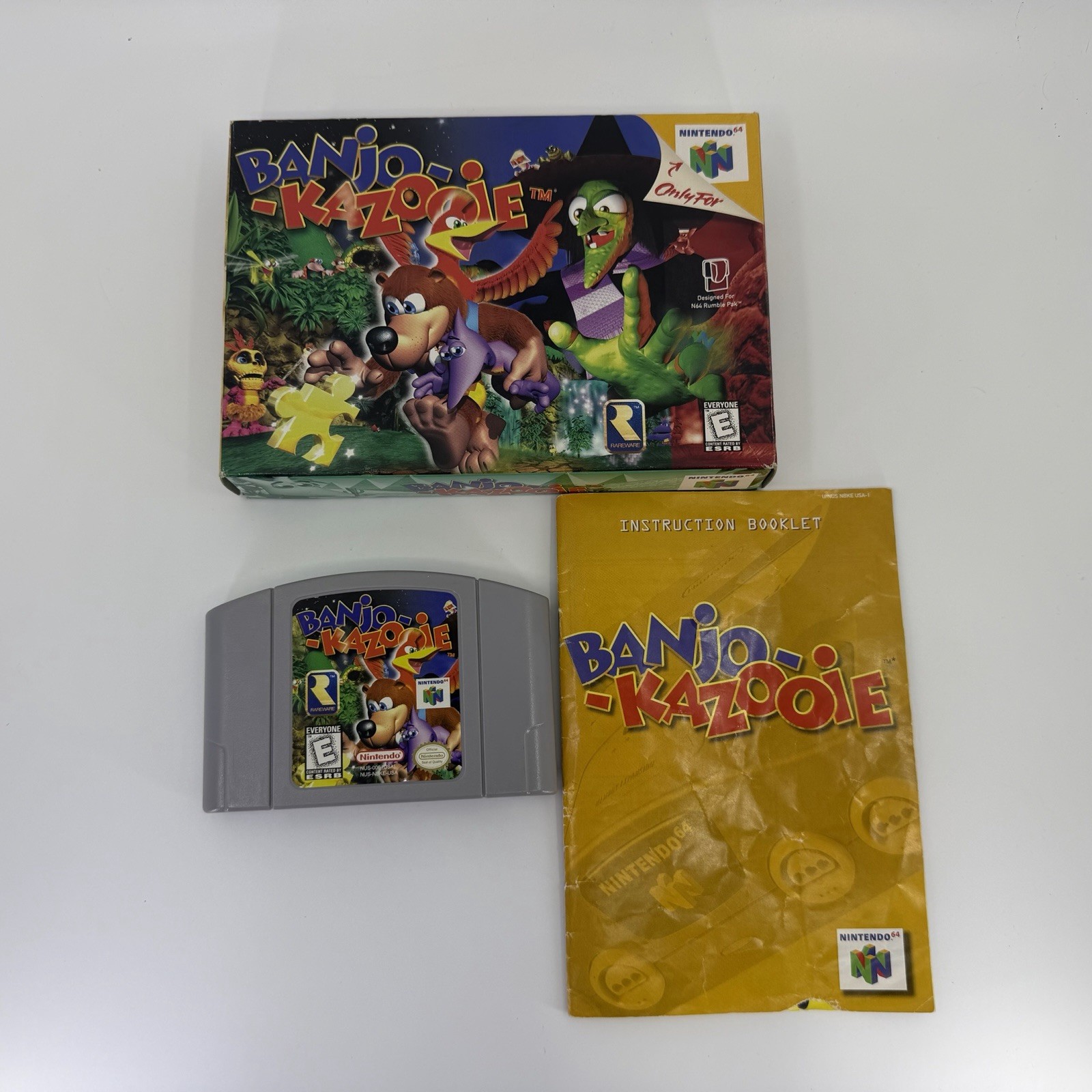 Banjo-Kazooie Nintendo 64 CIB Complete Tested