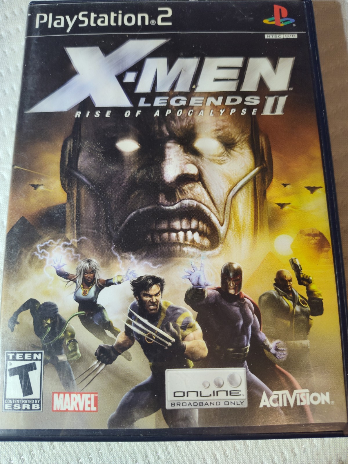 Activision X-Men Legends II Rise of Apocalypse PlayStation 2 RPG Manual NTSC CIB