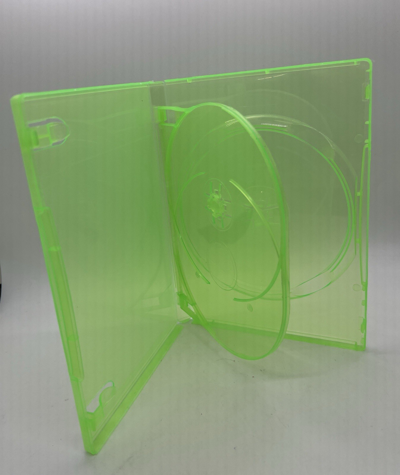 New OEM 14mm Replacement Double Game Cases Microsoft Xbox 360 Green, QJ2-XBOX360