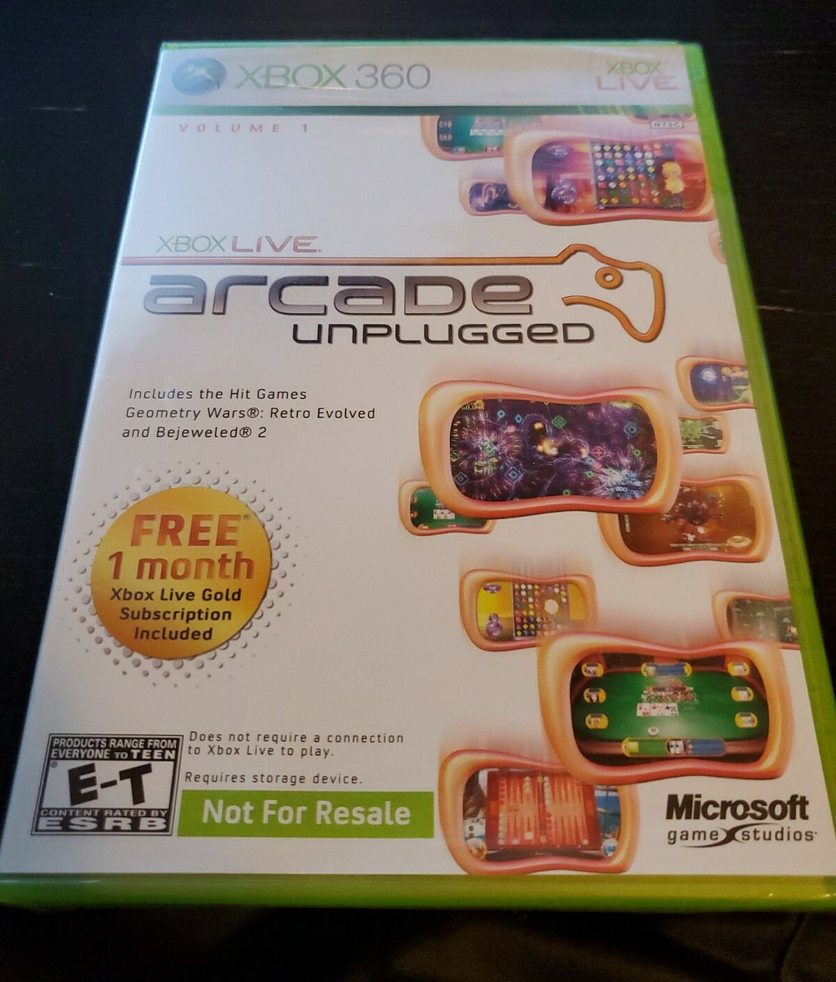 Live Arcade Volume 1 for XBOX 360 – XBOX Live 1 Month Included