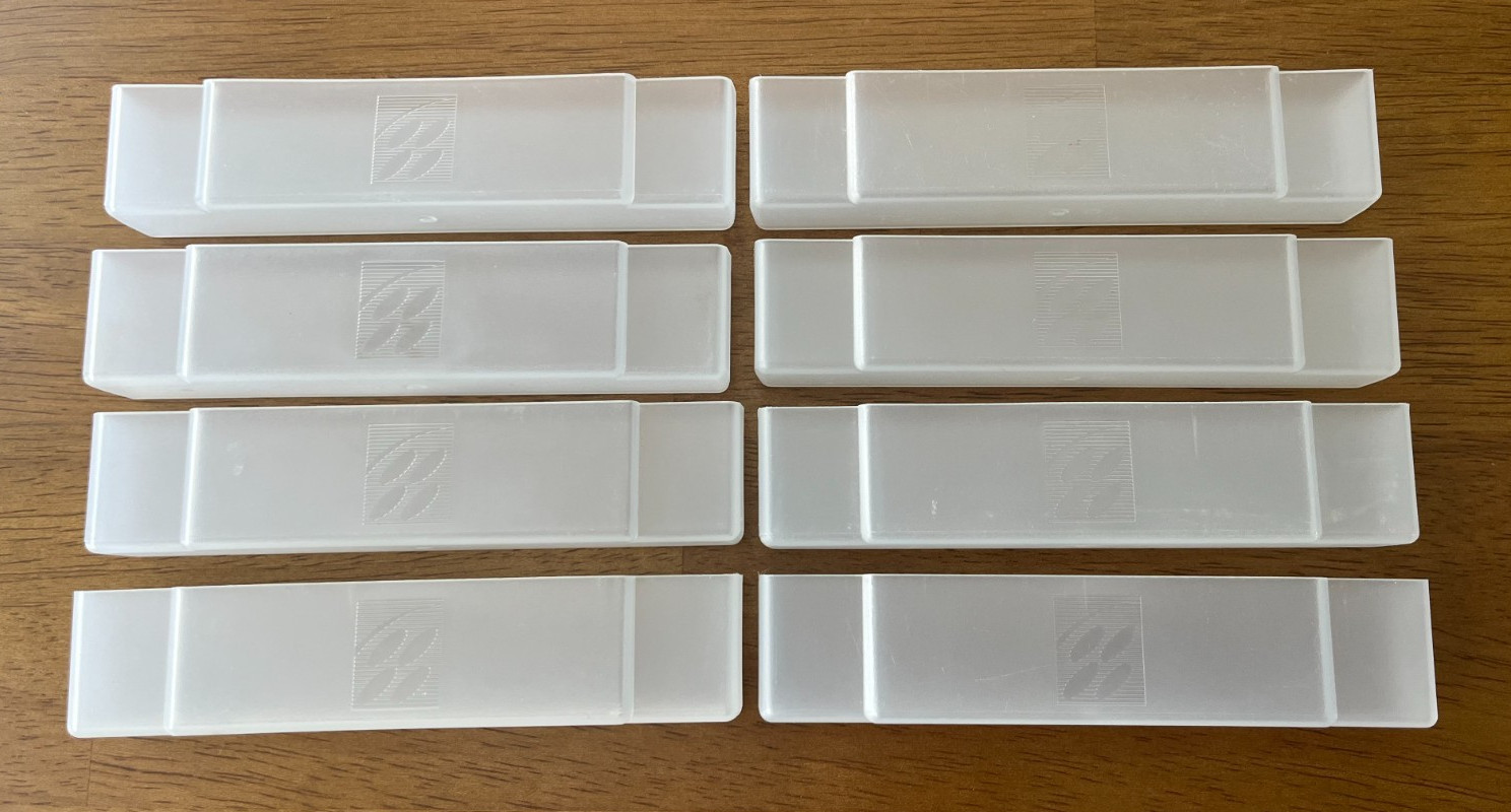 8x OEM Super Nintendo SNES Cartridge Dust Covers (Sleeves)