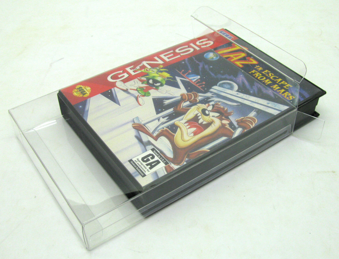 10x SEGA GENESIS CIB GAME – CLEAR PLASTIC PROTECTIVE BOX PROTECTOR SLEEVE CASE