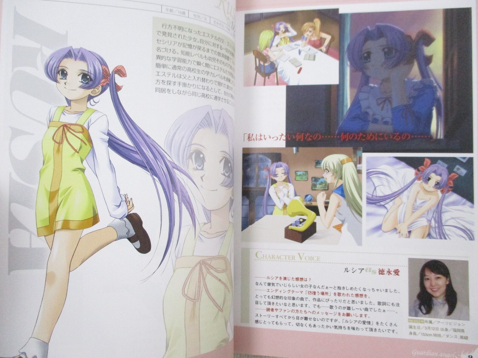 GUARDIAN ANGEL Perfect Guide Sony PlayStation 2 Book 2003 Japan FT16
